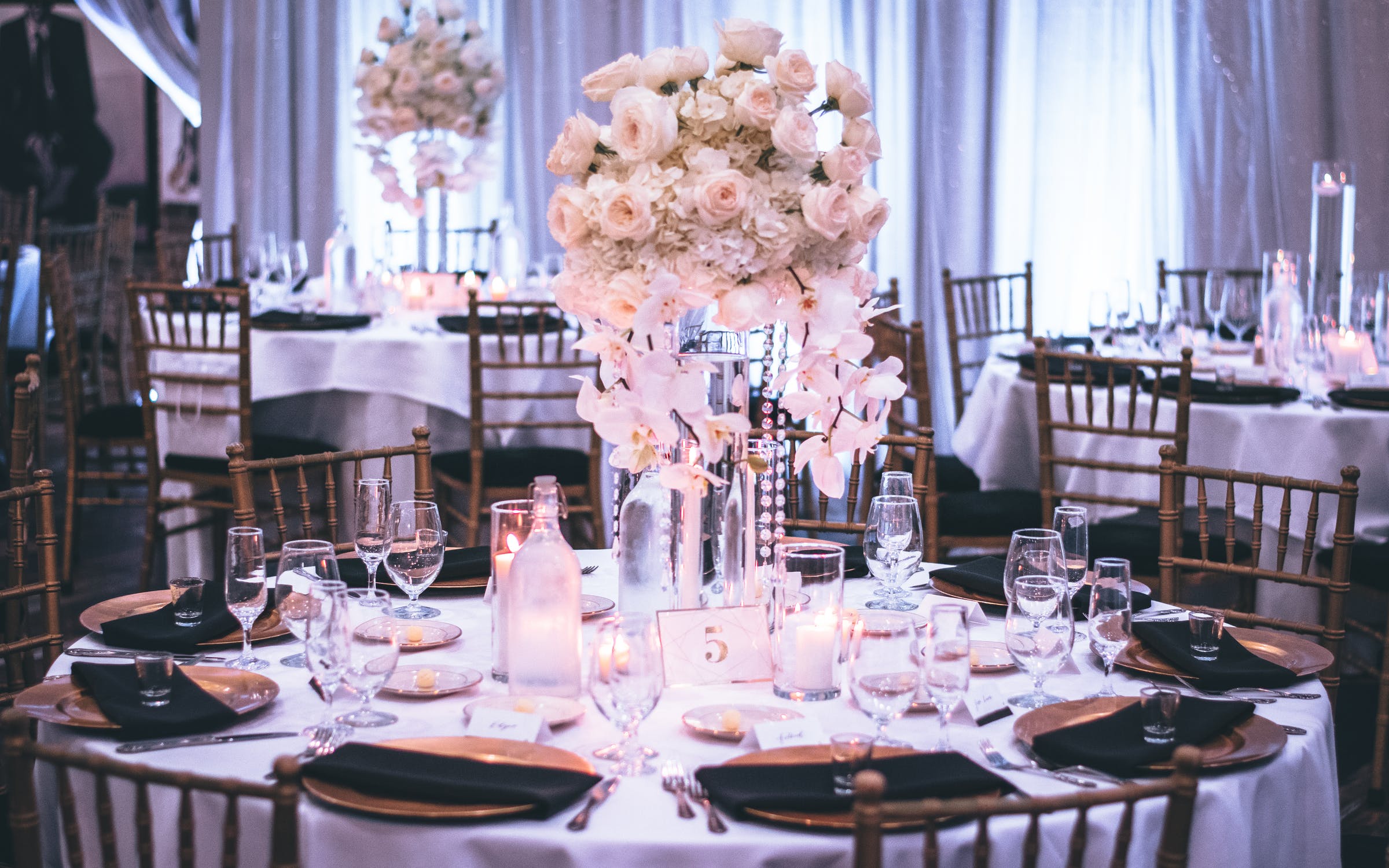 Elegantly set event table